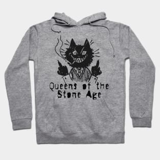 qotsa and the bad cat Hoodie